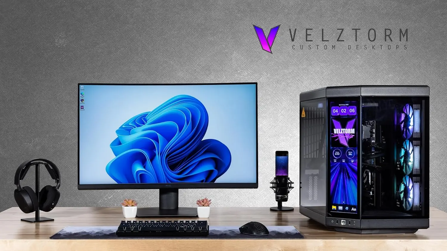 Velztorm LCD Black Praetix Cus - đánh giá và giá Rtx 5080 16Gb