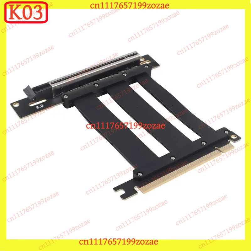 K03 PCIe 5.0 X16 90‑Degree Slo - đánh giá và giá Pcie 5.0 Gpu Riser Cable