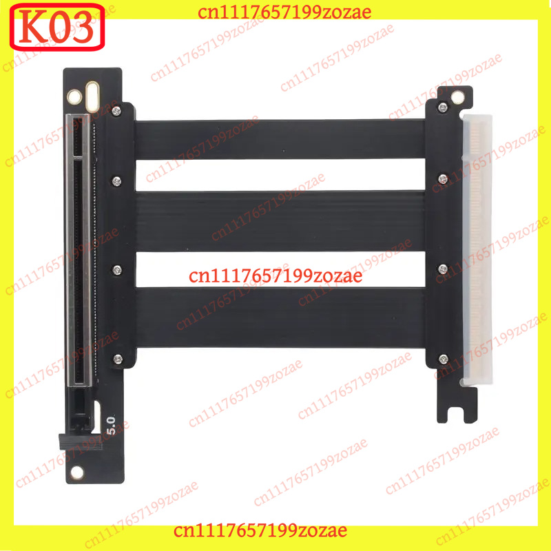 K03 PCIe 5.0 X16 90‑Degree Slo - đánh giá và giá Pcie 5.0 Gpu Riser Cable