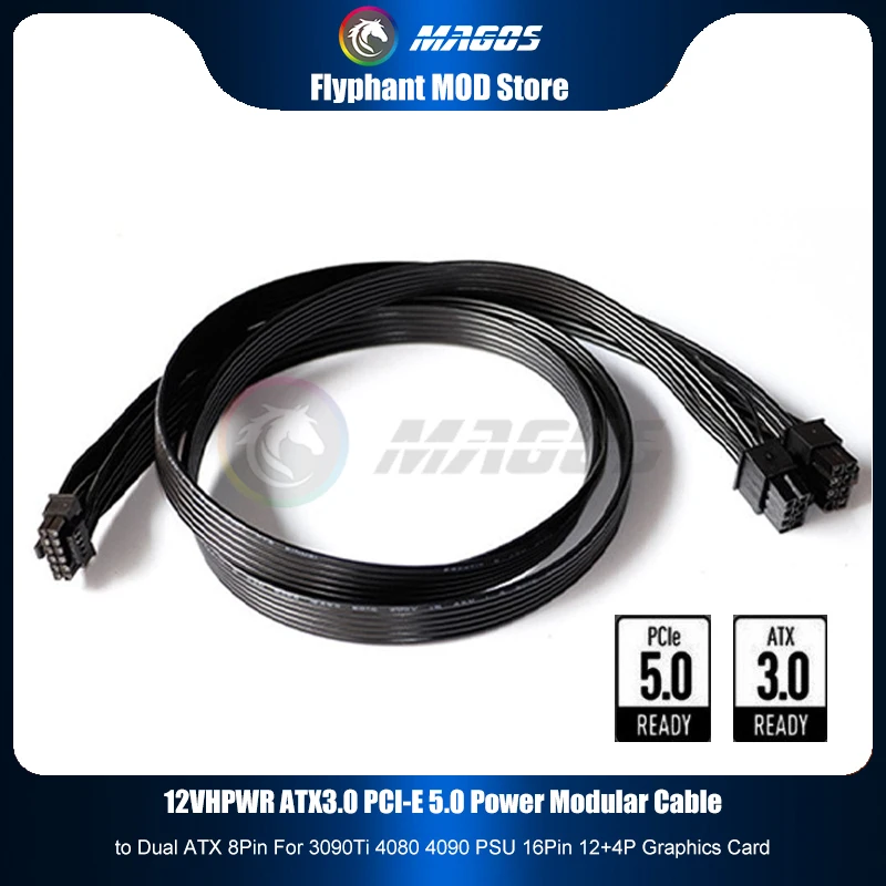 12V HPWR ATX3.0 PCI-E 5.0 Powe - đánh giá và giá Dual 8Pin To 16Pin 12Vhpwr Cable