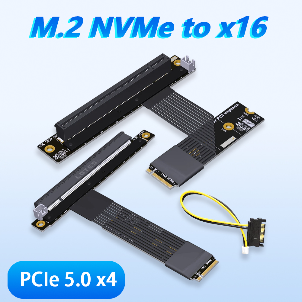 ADT-LINK M.2 NGFF NVMe to PCIe - đánh giá và giá Pcie 5.0 Gpu Riser Cable