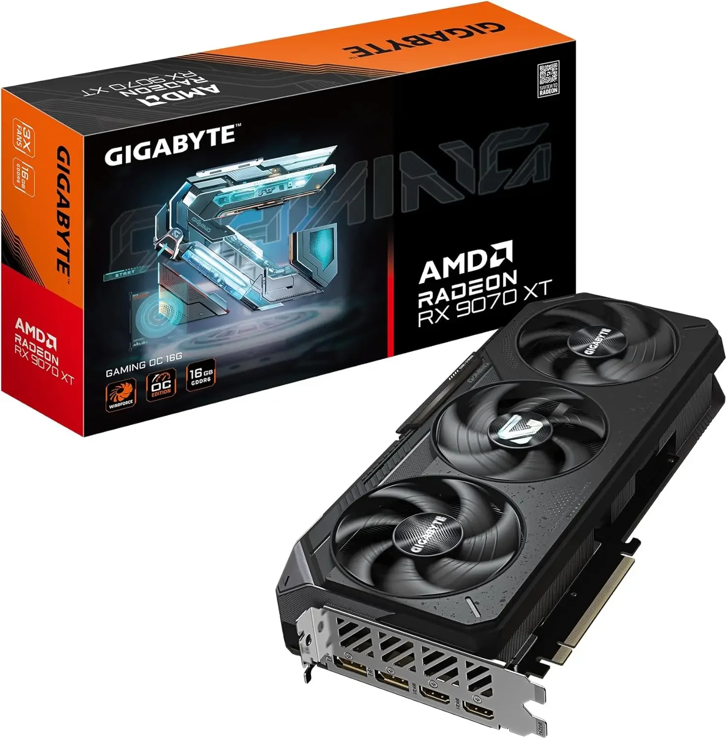 GIGABYTE Radeon RX 9070 XT Gam - đánh giá và giá Rx 9070 Xt
