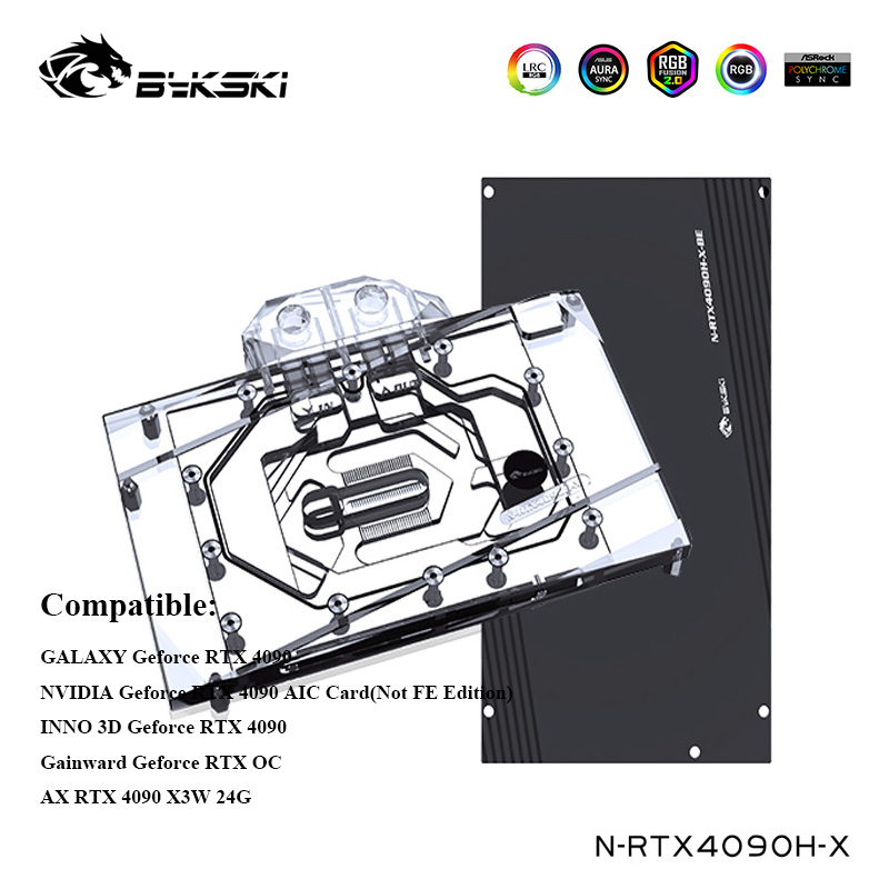 Bykski Water Block For NVIDIA  - đánh giá và giá Rtx 4090 Water Block
