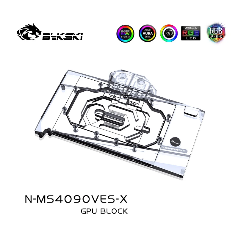 Bykski GPU Block for MSI GeFor - đánh giá và giá Rtx 4090 Water Block