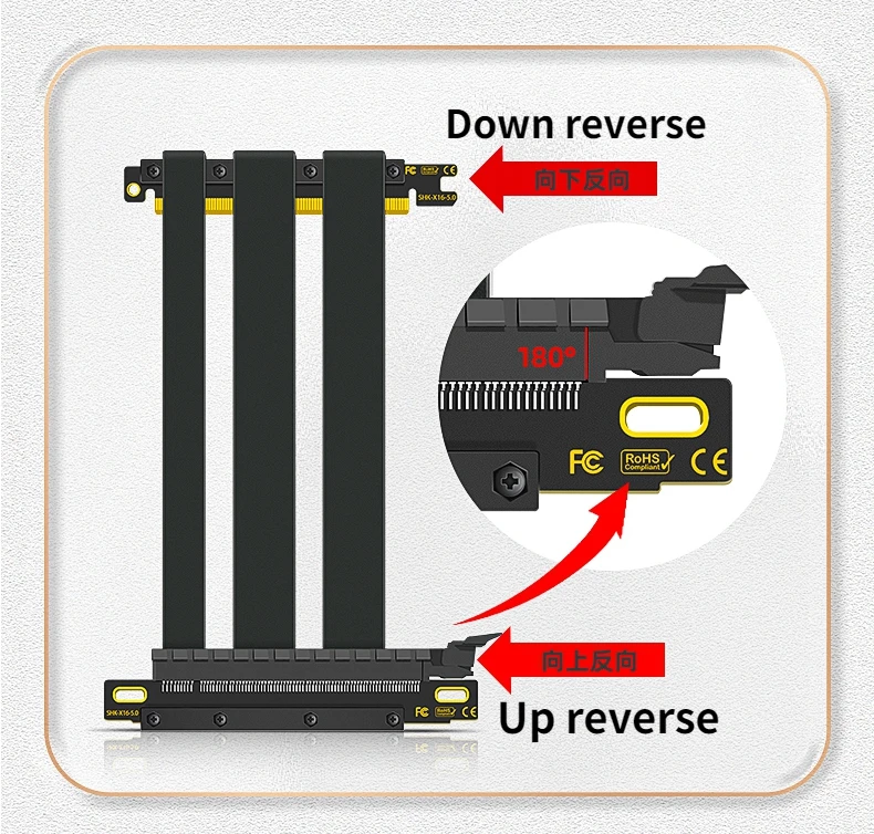 Brand New PCI Express 4.0 16X  - đánh giá và giá Itx Gpu Riser Pcie 4.0 16X