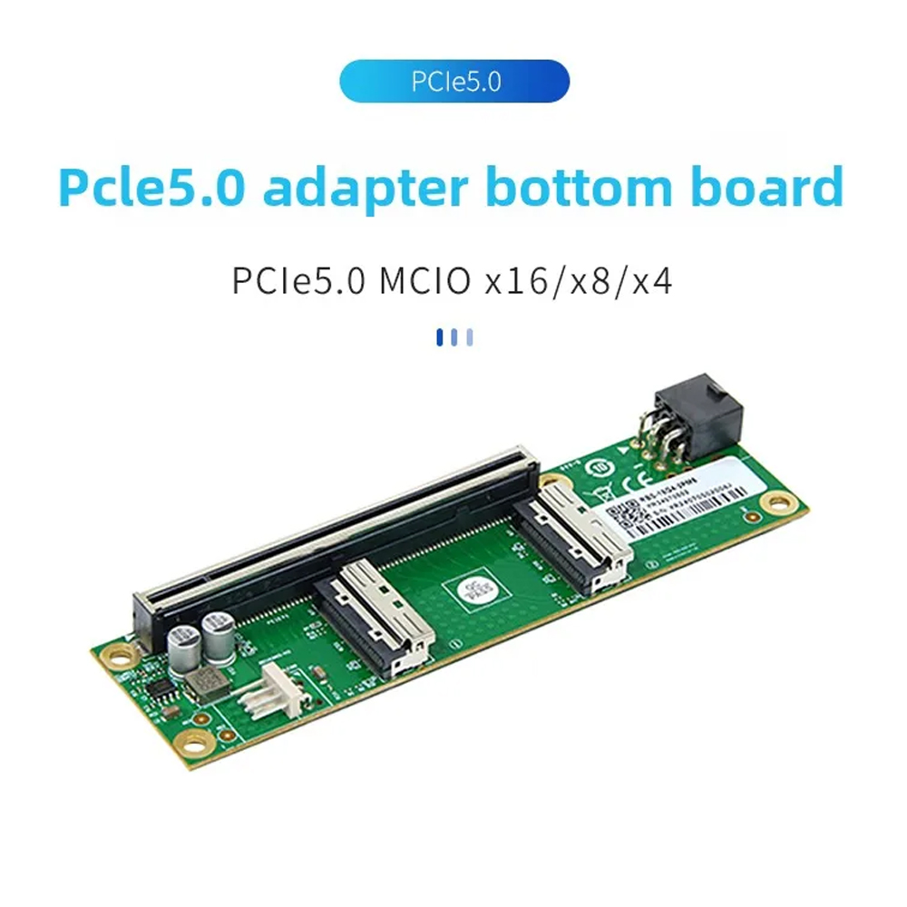 ADT-Link PCIe 5.0 X16 To MCIO  - đánh giá và giá Pcie 5.0 Gpu Riser Cable