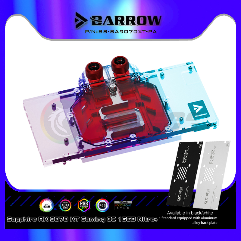 GPU Water Block For SAPPHIRE R - đánh giá và giá Rx 9070 16Gb