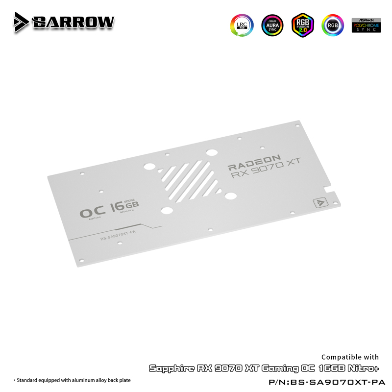 GPU Water Block For SAPPHIRE R - đánh giá và giá Rx 9070 16Gb
