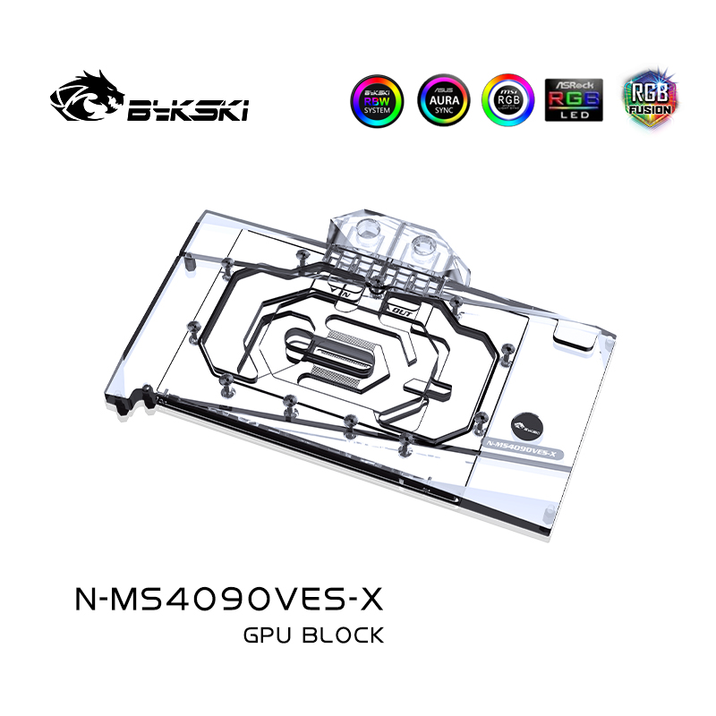 Bykski N-MS4090VES-X GPU Block - đánh giá và giá Rtx 4090 Water Block