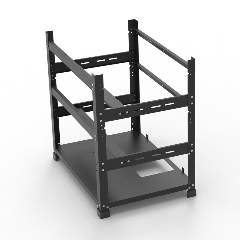 Custom Open Frame GPU Case Dua - đánh giá và giá Gpu Mining Rig Frame 8 Gpu