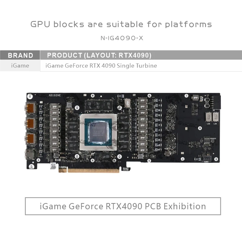Bykski GPU Water Block for Col - đánh giá và giá Rtx 4090 Water Block