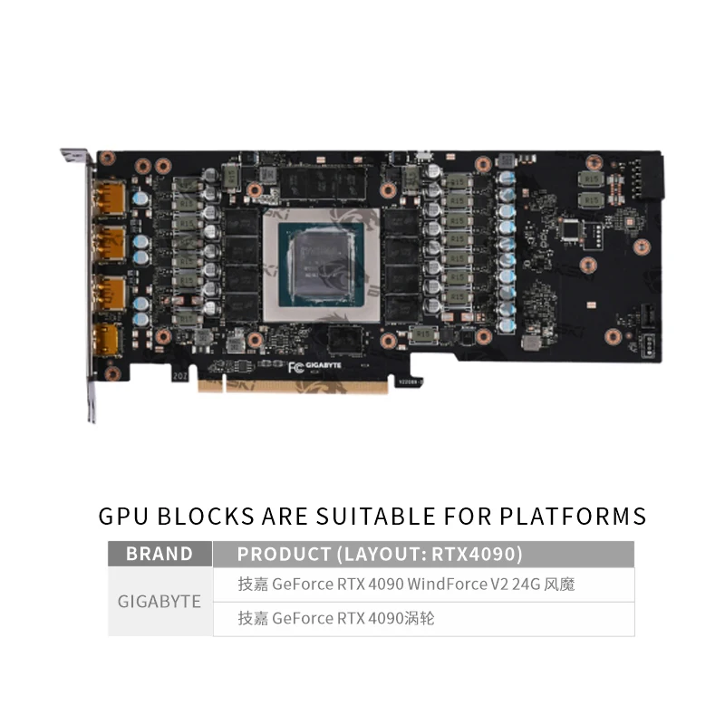Bykski N-GV4090WF-X-V2 GPU Blo - đánh giá và giá Rtx 4090 Water Block